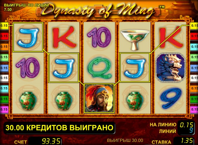 Игровой автомат Dynasty of Ming