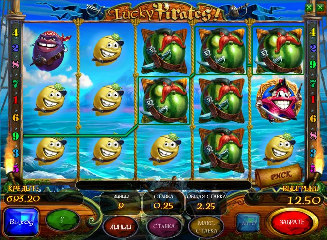 Игровой автомат Lucky Pirates HD