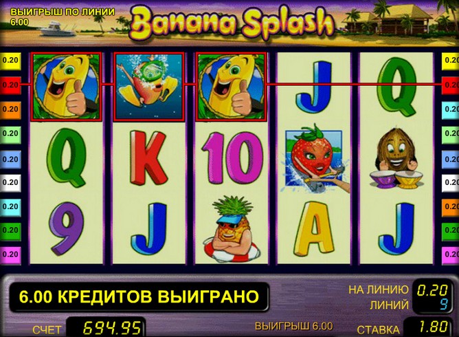 Игровой автомат Banana Splash