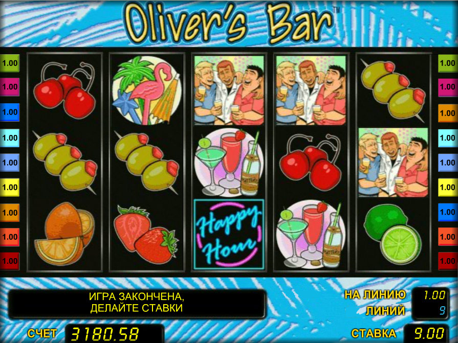 Игровой автомат Olivers Bar (Оливер Бар)