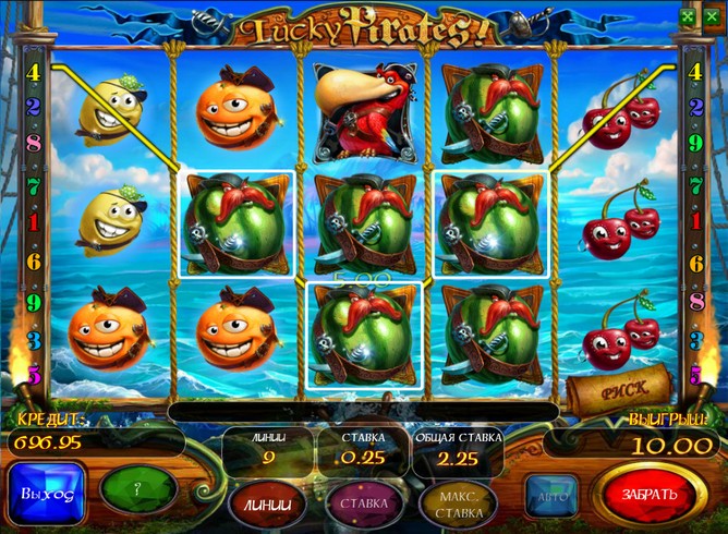 Игровой автомат Lucky Pirates HD