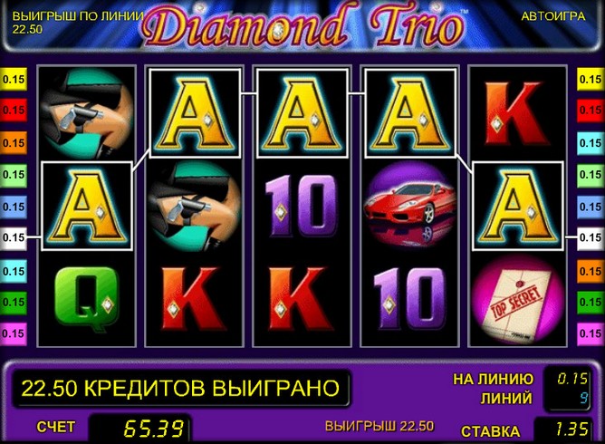 Игровой автомат Diamond Trio