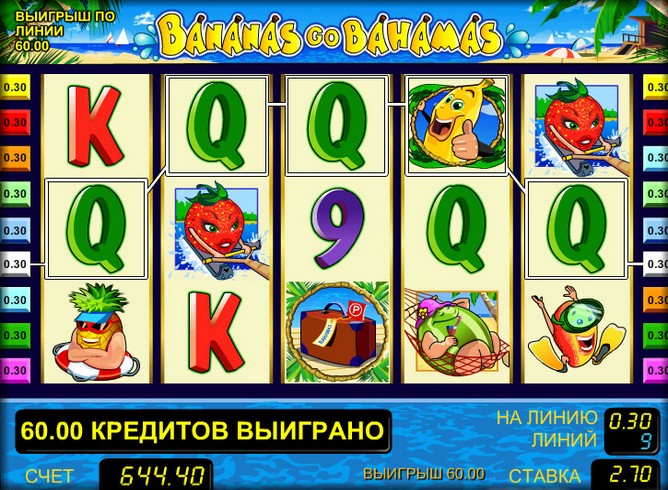 Игровой автомат Bananas go Bahamas