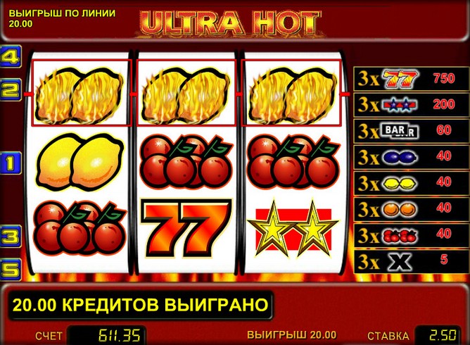 Игровой автомат Ultra Hot (Ультра Хот)