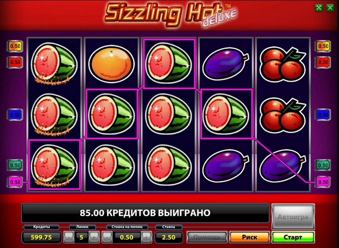 Игровой автомат Sizzling Hot Deluxe